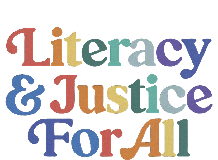 Literacy Justice For All Kids Tie-Dye T-Shirt