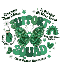 Liver Cancer Awareness Support Squad Butterfly Kids Hoodie