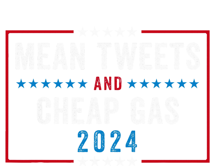 Mean Tweets And Cheap Gas Funny Election 2024 Cooling Performance Crew T-Shirt