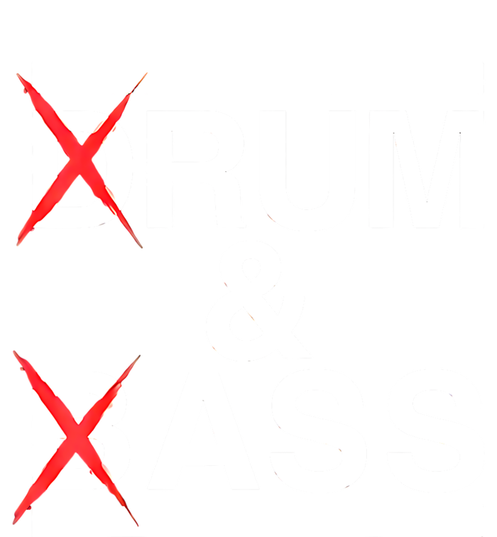 Funny Drum & Bass / Rum & Ass Lovers Long Sleeve Shirt