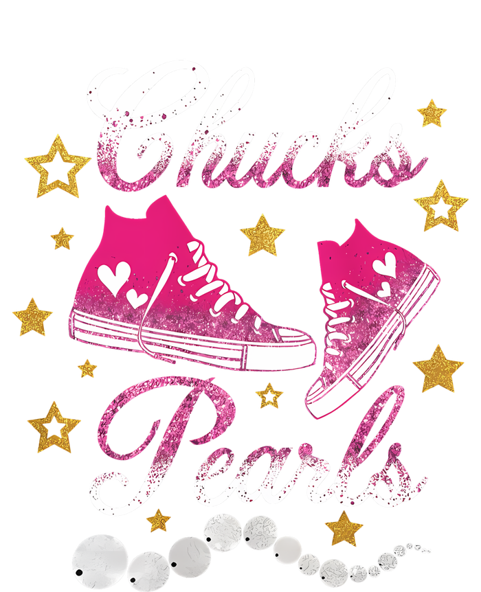 Chucks And Pearls Kamala Harris Sneakers Trending T-Shirt