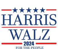 Harris Walz 2024 For The People Dry Zone Grid Polo