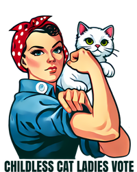 Childless Cat Ladies Vote Cute Rosie The Riveter 16 in Basic Backpack