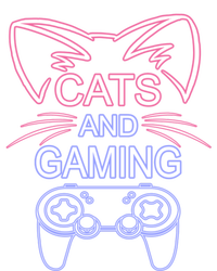 Cats And Gaming Funny Cat Lover Gaming Gift Gamer T-Shirt