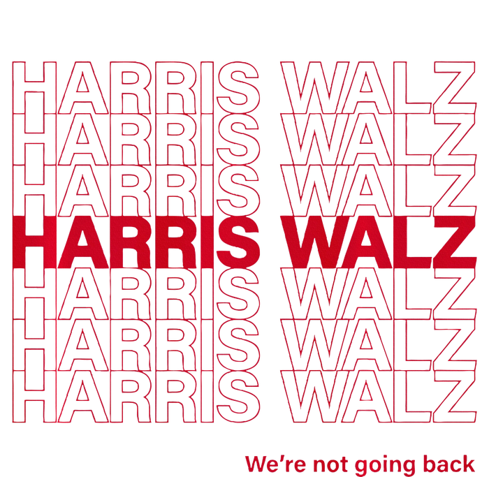 Harris & Walz WeRe Not Going Back Hoodie