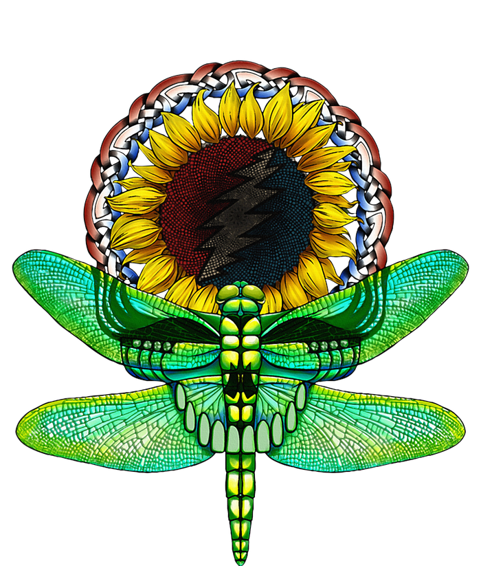 Sunflower And Dragonfly Skull Art Tribute To Michael Everett Toddler Sweatshirt