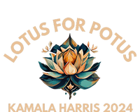 Lotus For Potus Kamala Harris President Election 2024 Tall Long Sleeve T-Shirt