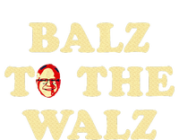 Balz To The Walz Harris Walz 47 President 24 Election Snapback Five-Panel Rope Hat