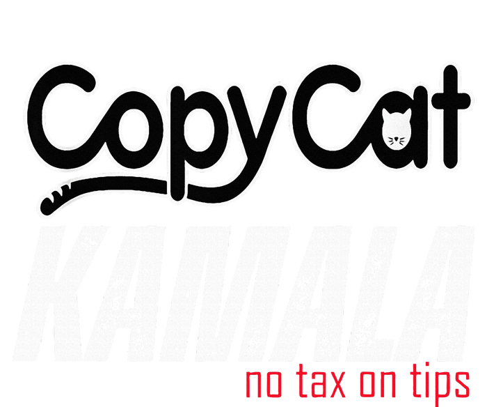 Copycat Kamala No Tax On Tips USA-Made Doggie Bandana