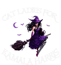 Cat Ladies For Kamala Harris 2024 Witches Harris Halloween T-Shirt