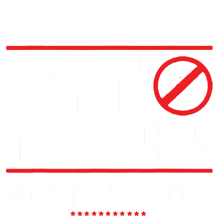 Say No To The Hoe Vote Trump 2024 Tie Dye Hoodie