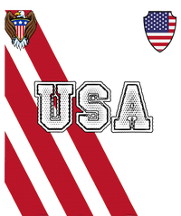 Usa America Soccer Jersey Red Blue Football Ball Travel Coaster