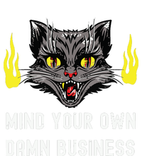 Cat Lady Harris Walz Waltz 2024 Mind Your Own Damn Business Tall T-Shirt