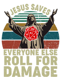 Vintage Jesus Saves Everyone Else Roll For Damage 16 in Basic Backpack