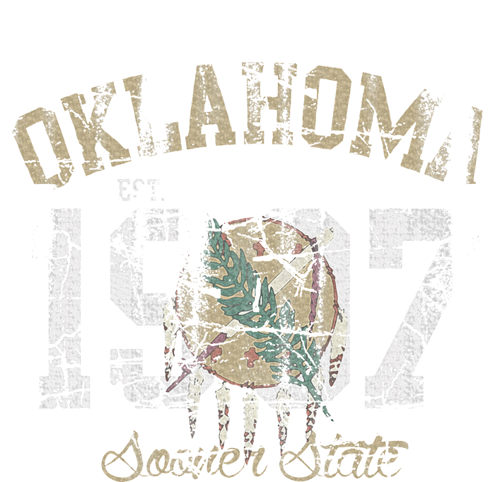 Oklahoma Flag Vintage Fade T-Shirt