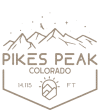 Pikes Peak 14115 Ft. Colorado Mountains Softstyle Adult Sport Polo