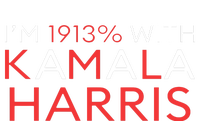 IM 1913% With Kamala Harris 2024 Women's Crop Top Tee