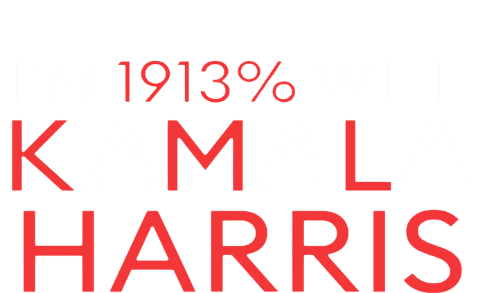 IM 1913% With Kamala Harris 2024 Women's Crop Top Tee