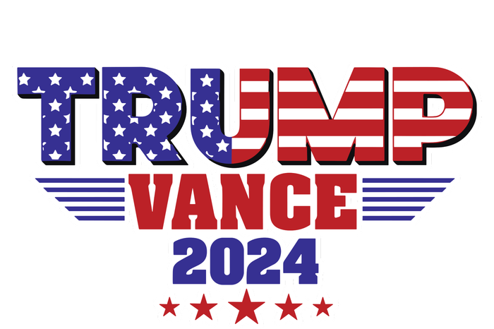 Trump Vance 2024 High Crown Mesh Back Trucker Hat