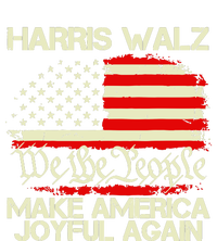 Harris Walz 2024 Make America Joyful Again We The People American Flag T-Shirt