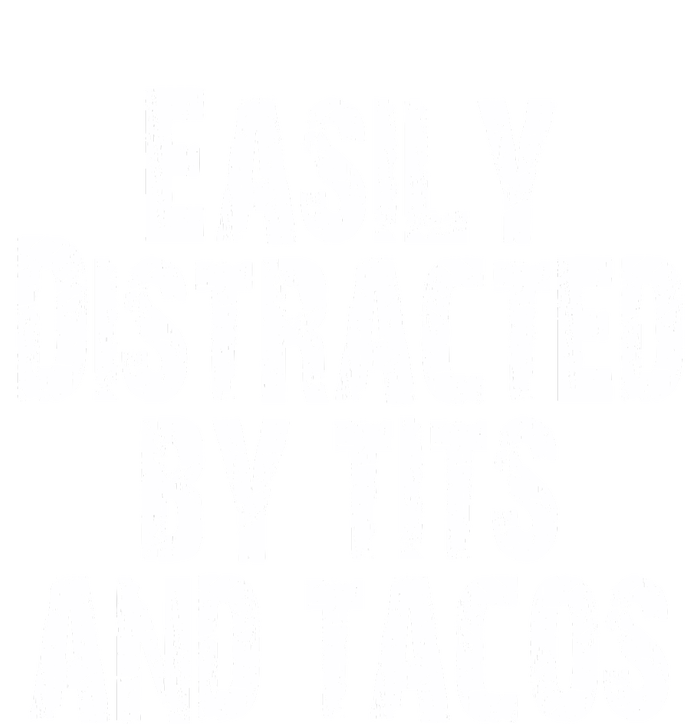 Easily Distracted By Tits And Tacos Women’s Perfect Tri Rocker Tank