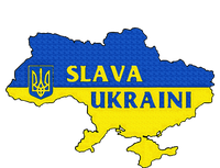 Slava Ukraini Glory To Ukraine Support Ukrainian Flag T-Shirt