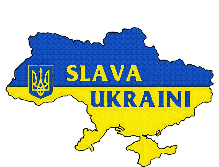 Slava Ukraini Glory To Ukraine Support Ukrainian Flag T-Shirt