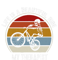 Skeleton Riding A Bicycle Life Is A Beautiful Bicycling T-Shirt