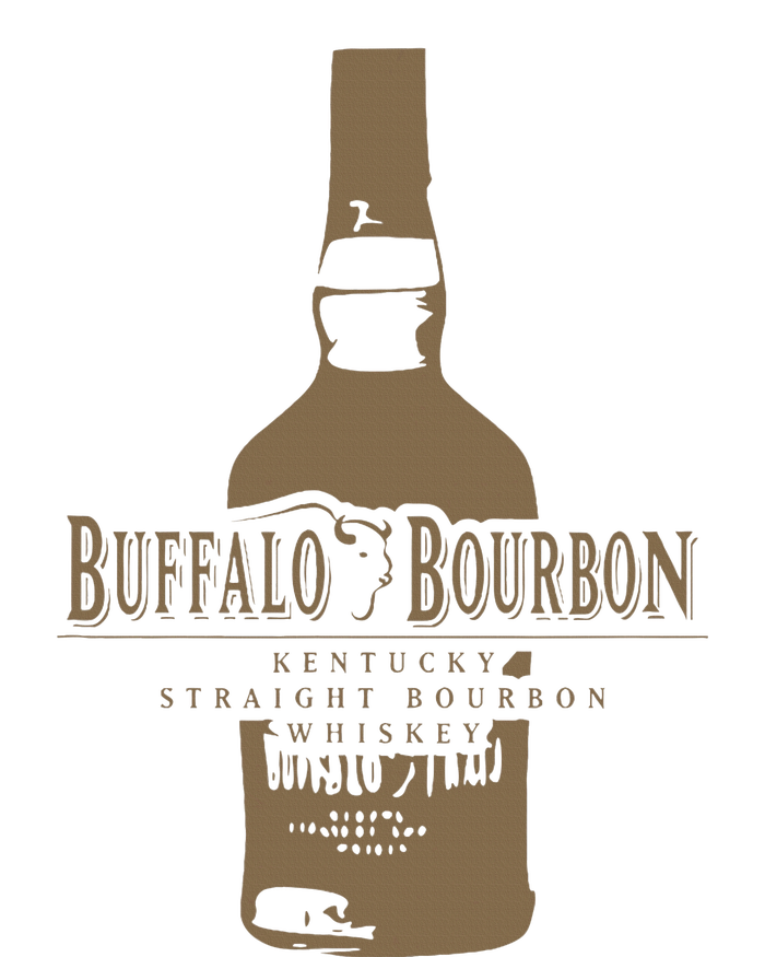 Buffalo Bourbon Whiskey Bottle Large Logo T-Shirt