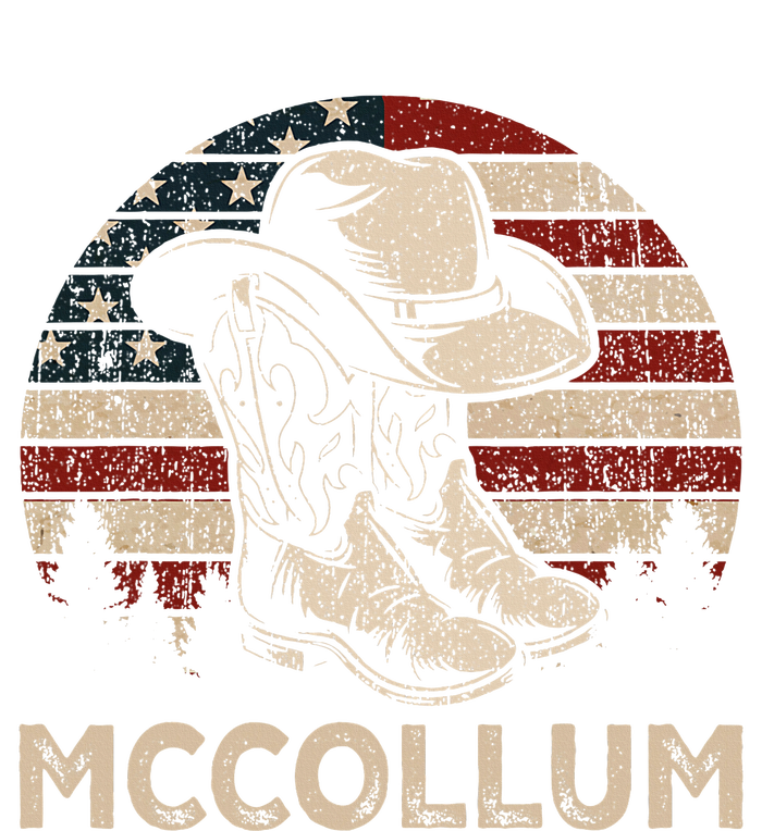 Howdy Mccollum Western Mccollum Punchy Cowboy Cowgirl Style Flat Bill Trucker Hat