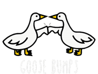 Goose Bumps Humorous Pun Design For Dad Joke Lover Canvas