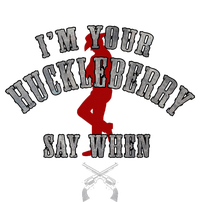 IM YouRe Huckleberry Say When V-Neck T-Shirt