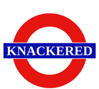 Knackered Funny Uk British Slang United Kingdom England 16 in Basic Backpack