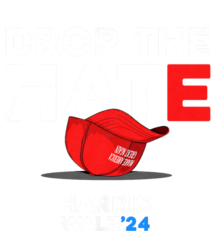 Drop The Hate Us President 2024 Vote Kamala Harris Tim Walz Toddler Fine Jersey T-Shirt