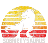 Sobrietysaurus Sober Sobriety Anniversary Recovery Aa Na Snapback Five-Panel Rope Hat