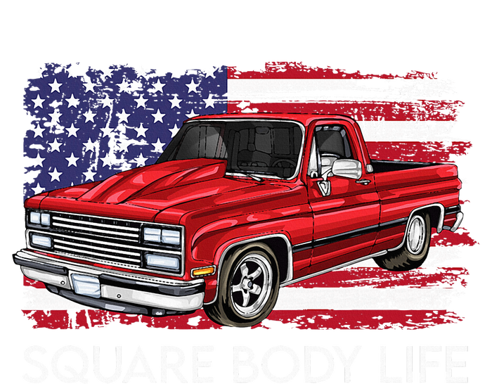 Square Body Life Truck Squarebody American Flag Coaster