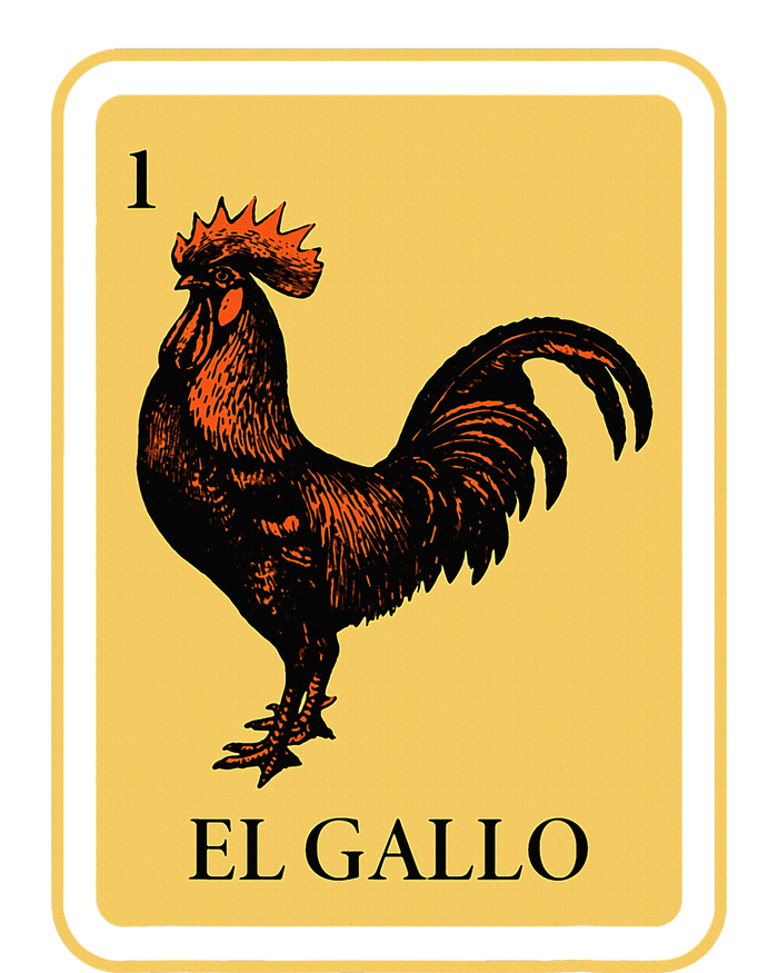 Mexican El Gallo Bingo Card Game Traditional Rooster Flat Bill Trucker Hat