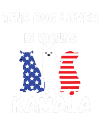 Dog Lover Voting Kamala Patriotic Dog Design T-Shirt