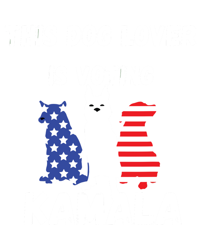 Dog Lover Voting Kamala Patriotic Dog Design T-Shirt