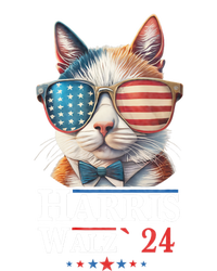 Harris Waltz 2024 Election Cat Ladies Kamala Harris Womens Cotton Relaxed Long Sleeve T-Shirt