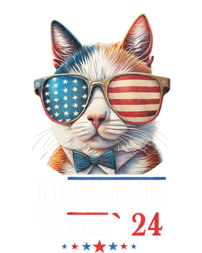 Harris Waltz 2024 Election Cat Ladies Kamala Harris Womens Cotton Relaxed Long Sleeve T-Shirt