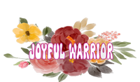 Floral Joyful Warrior For Kamala Harris Walz Madam President Women's T-Shirt