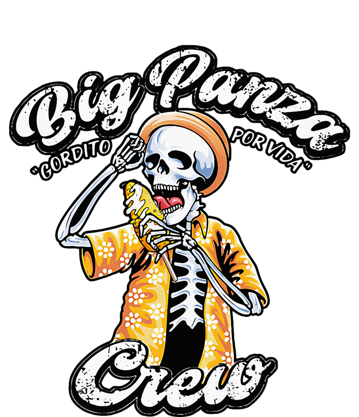 Skeleton Big Panza Crew Chingon Softstyle Adult Sport Polo