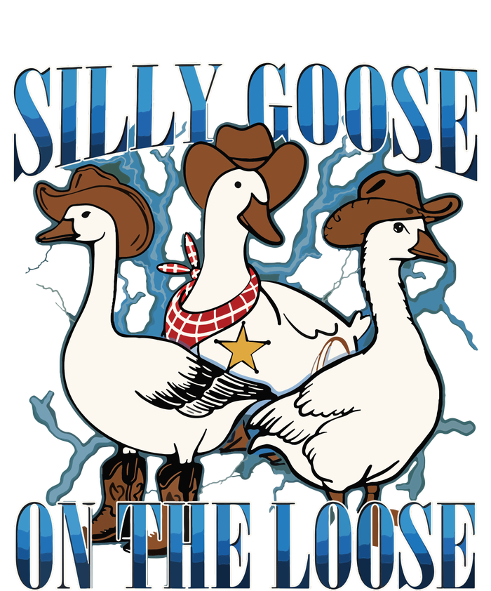 Silly Goose On The Loose Retro Groovy Silly Goose Club Youth Performance Sprint T-Shirt