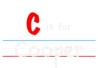 C Is For Cooper Boy Custom Personalized Name School Tall Hoodie