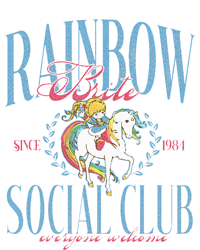 Rainbow Brite Social Club Since 1984 Everyone Welcome T-Shirt