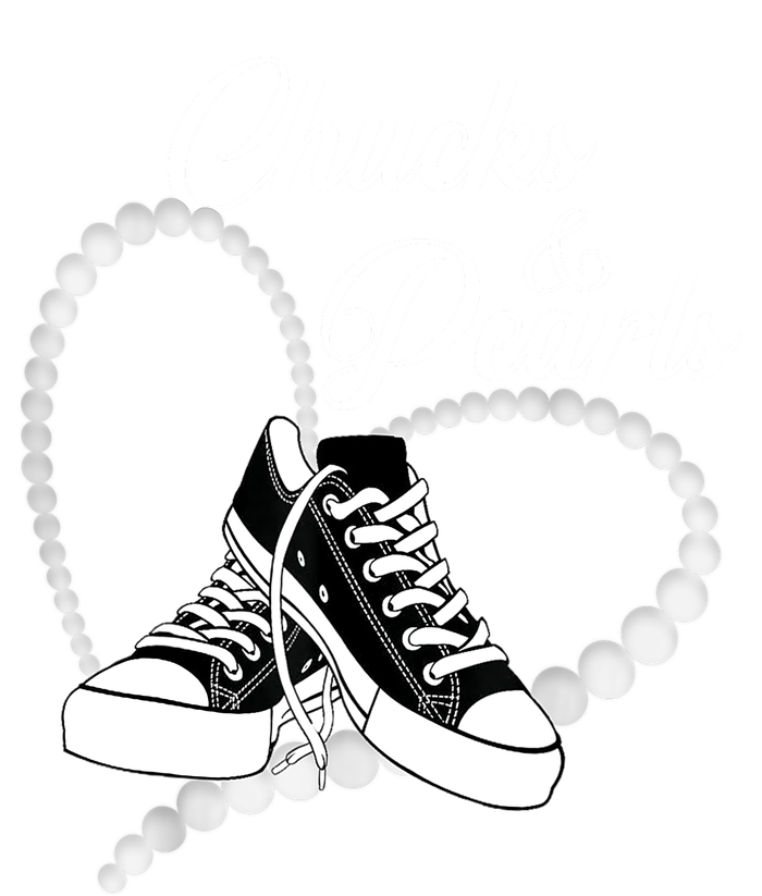 Im With Her Kamala 2024 Heart Chucks And Pearls 2024 Gift T-Shirt