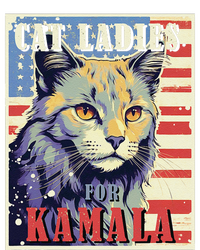 Cat Ladies For Kamala Funny Cat 2024 President Kamala Harris Short Acrylic Beanie