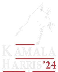 Cat Lady For Kamala Funny Cat 2024 President Kamala Harris T-Shirt