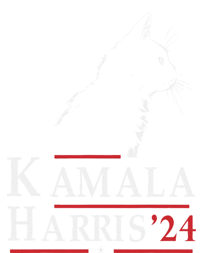 Cat Lady For Kamala Funny Cat 2024 President Kamala Harris T-Shirt